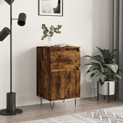 Skjenk røkt eik 40x35x70 cm konstruert tre