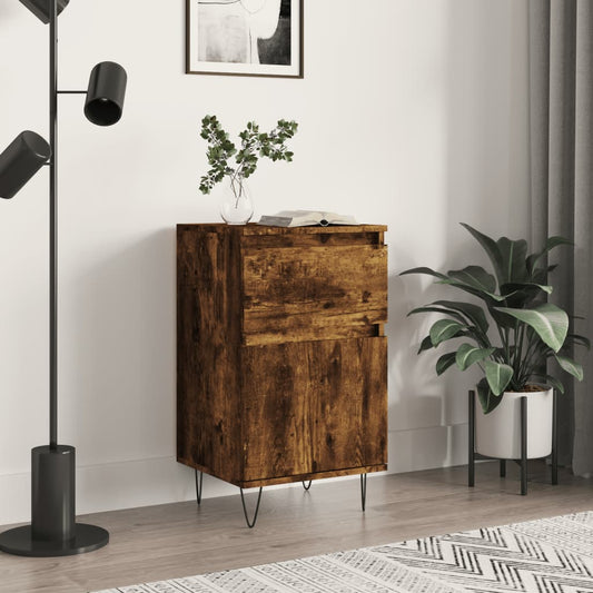 Skjenk røkt eik 40x35x70 cm konstruert tre
