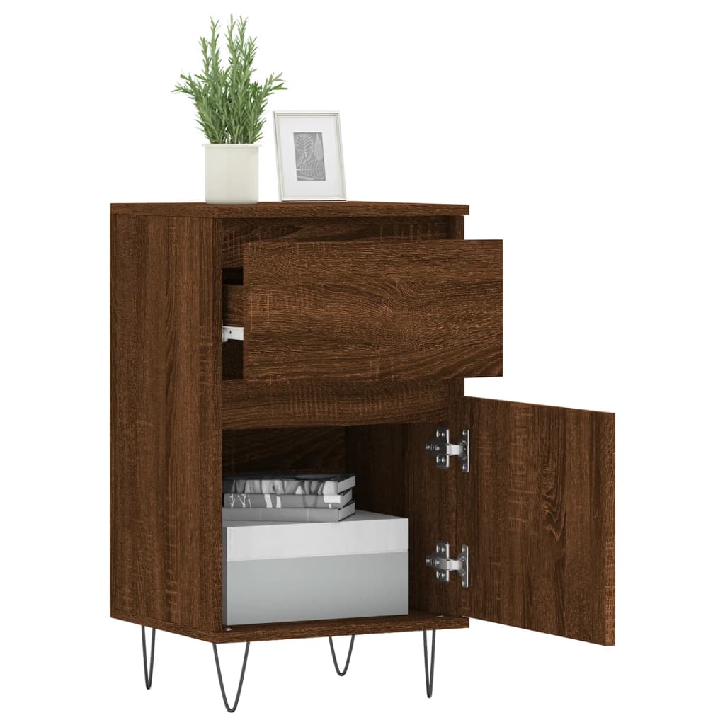 Kommode Brun Eik 2 stk 40x35x70 cm