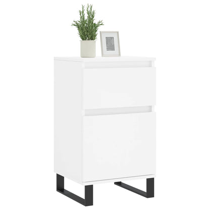 Skjenk hvit 40x35x70 cm konstruert tre