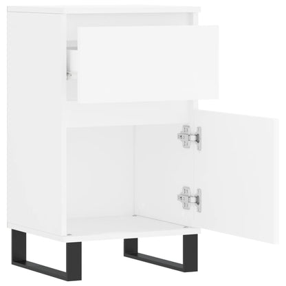 Skjenk hvit 40x35x70 cm konstruert tre