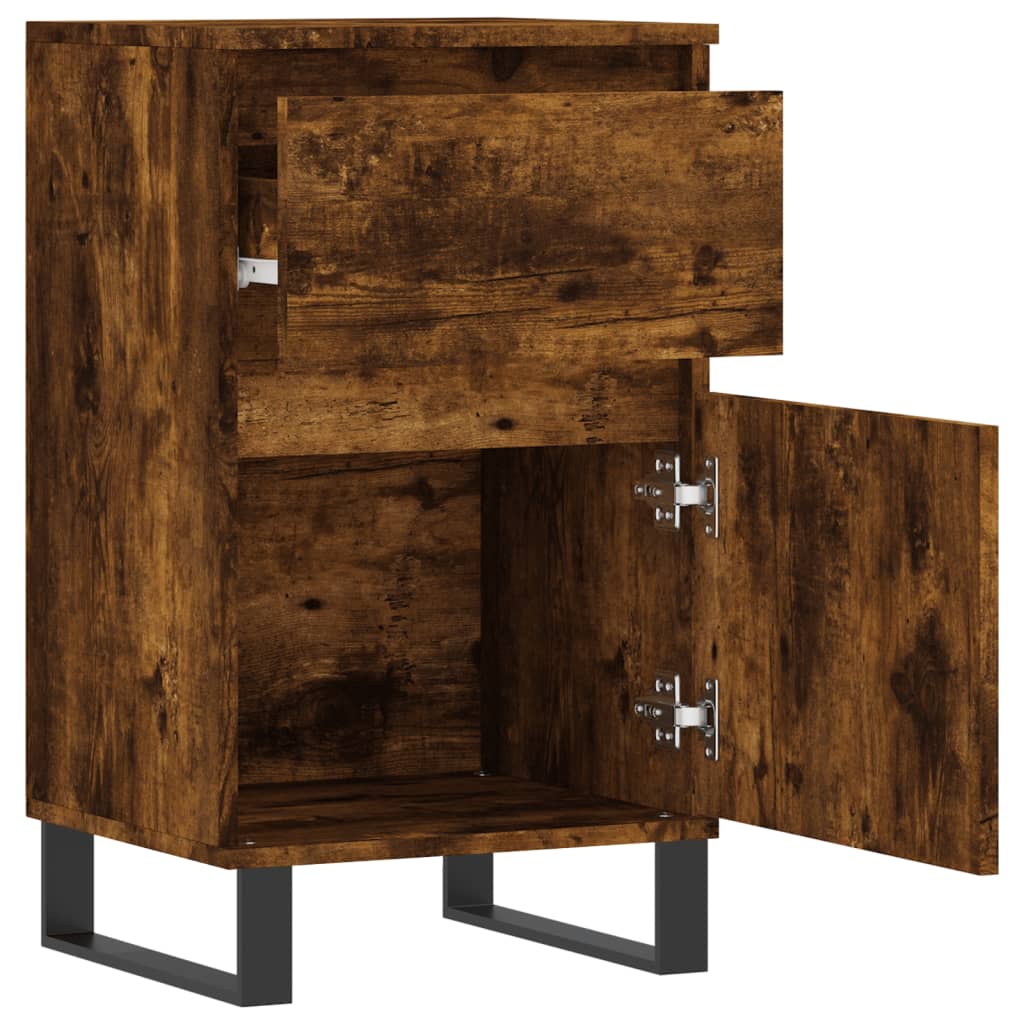 Kommode Røkt Eik 2 stk 40x35x70 cm