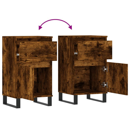 Kommode Røkt Eik 2 stk 40x35x70 cm