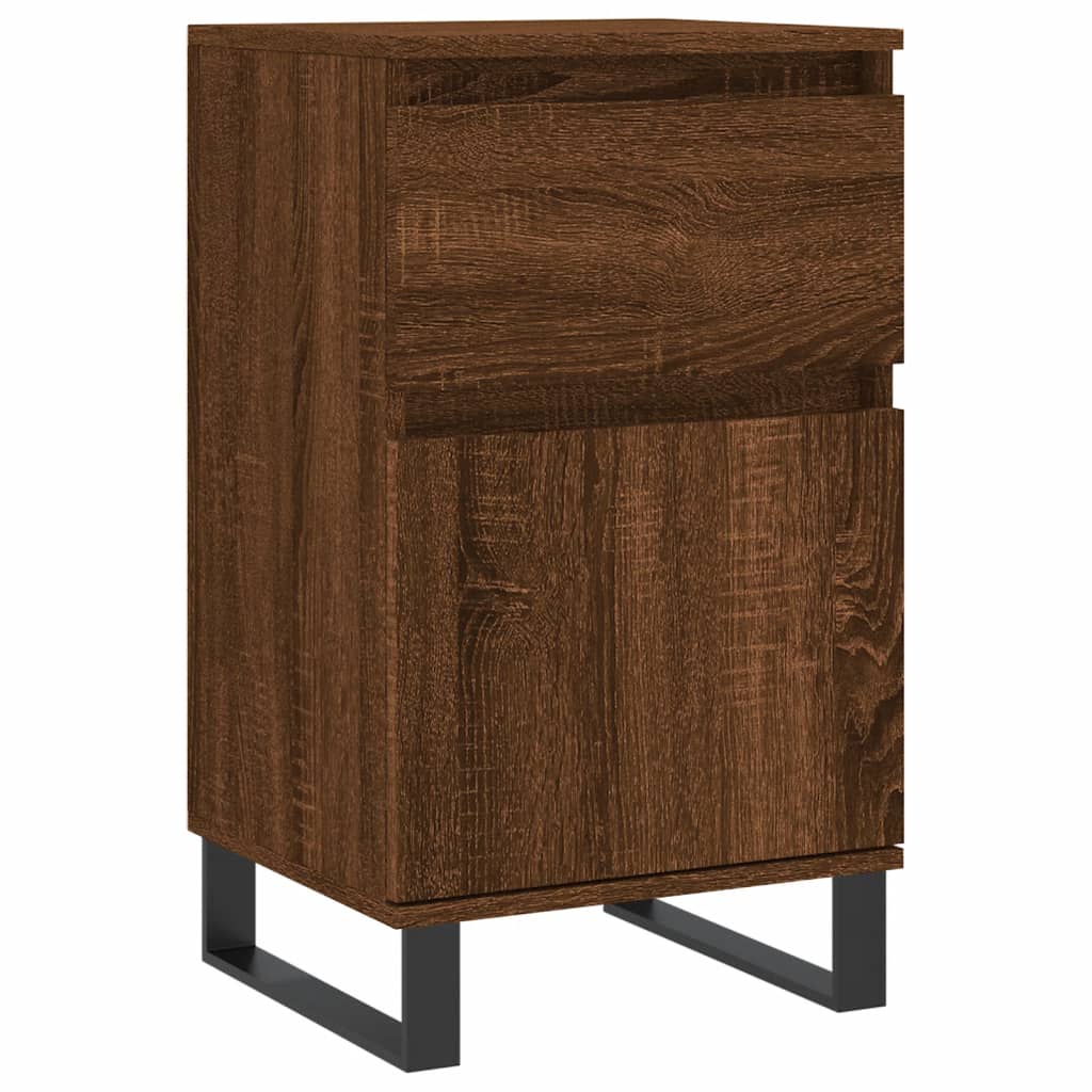 Kommode Brun Eik 2 stk 40x35x70 cm