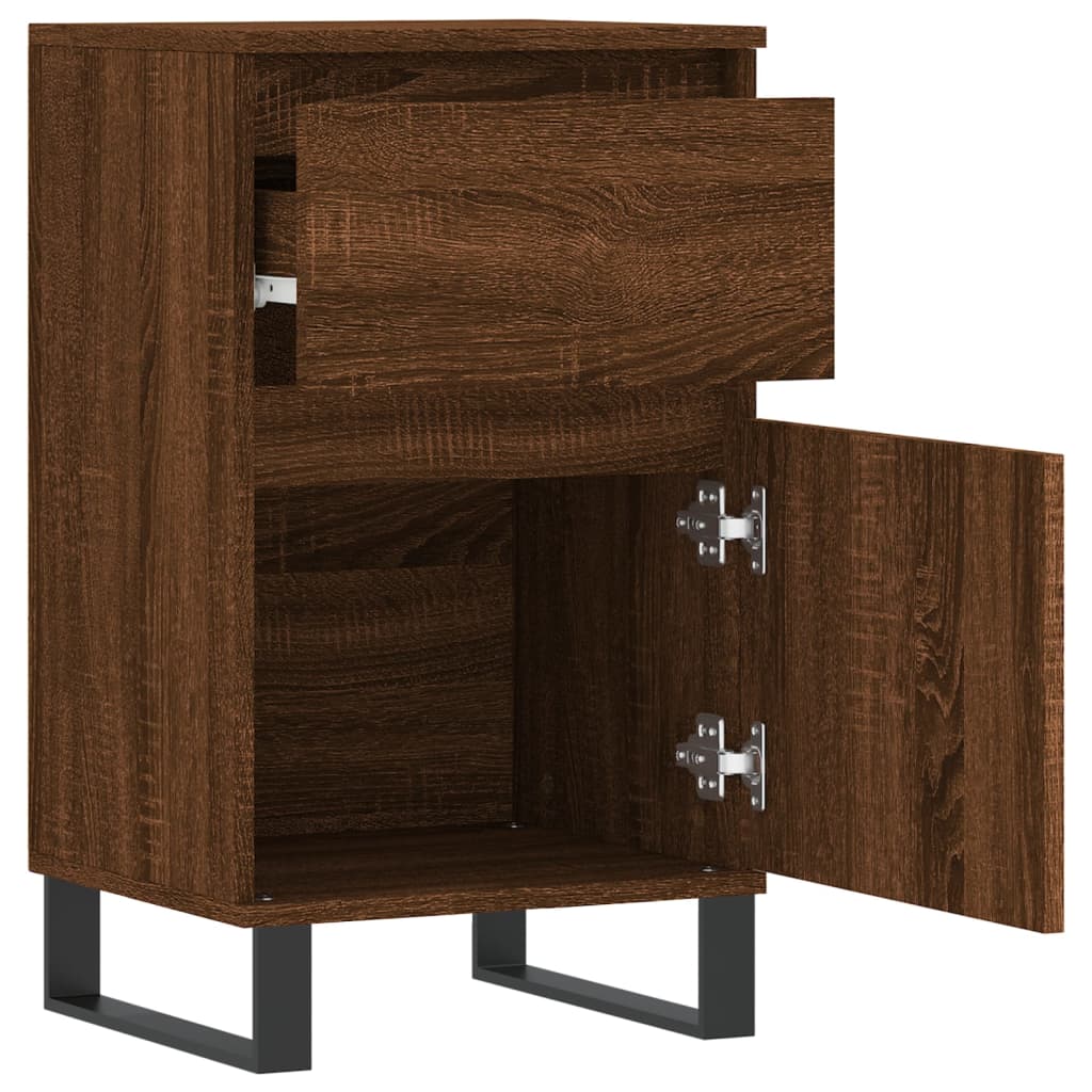 Kommode Brun Eik 2 stk 40x35x70 cm