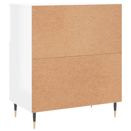 Kommode Høyglans Hvit 60x35x70 cm