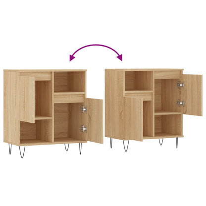 Skjenk sonoma eik 60x35x70 cm konstruert tre