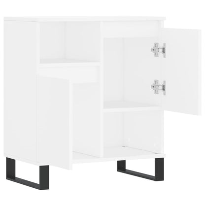 Skjenk hvit 60x35x70 cm konstruert tre