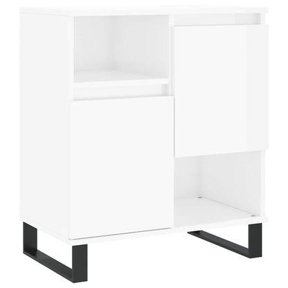 Kommode Høyglans Hvit 60x35x70 cm