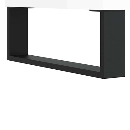 Kommode Høyglans Hvit 60x35x70 cm