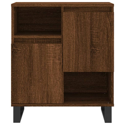 Skjenk brun eik 60x35x70 cm konstruert tre
