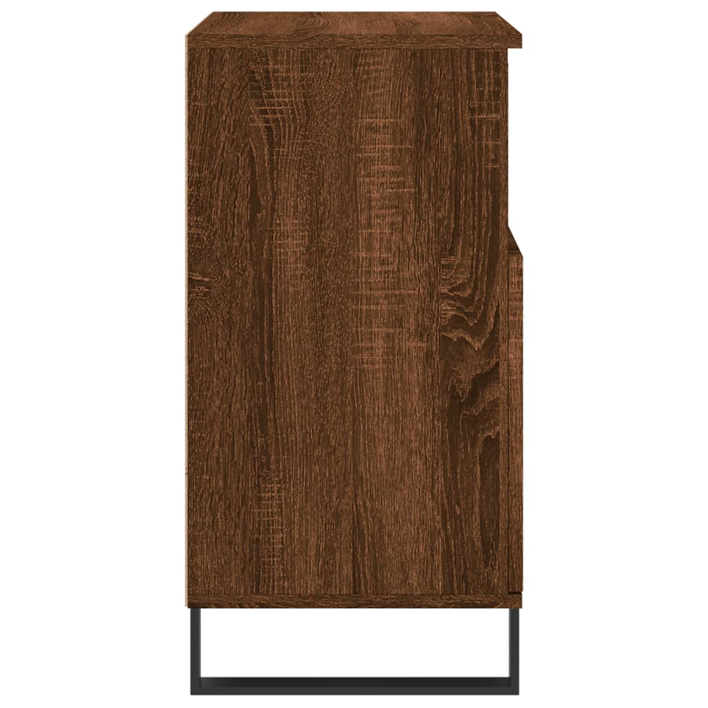 Skjenk brun eik 60x35x70 cm konstruert tre