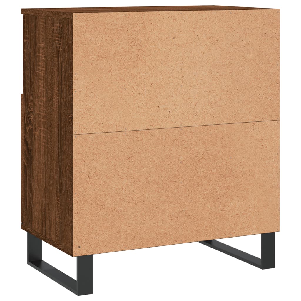 Skjenk brun eik 60x35x70 cm konstruert tre