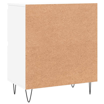 Skjenk hvit 60x35x70 cm konstruert tre