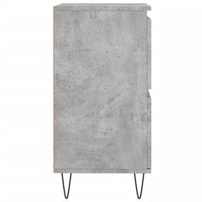 Skjenk betonggrå 60x35x70 cm konstruert tre