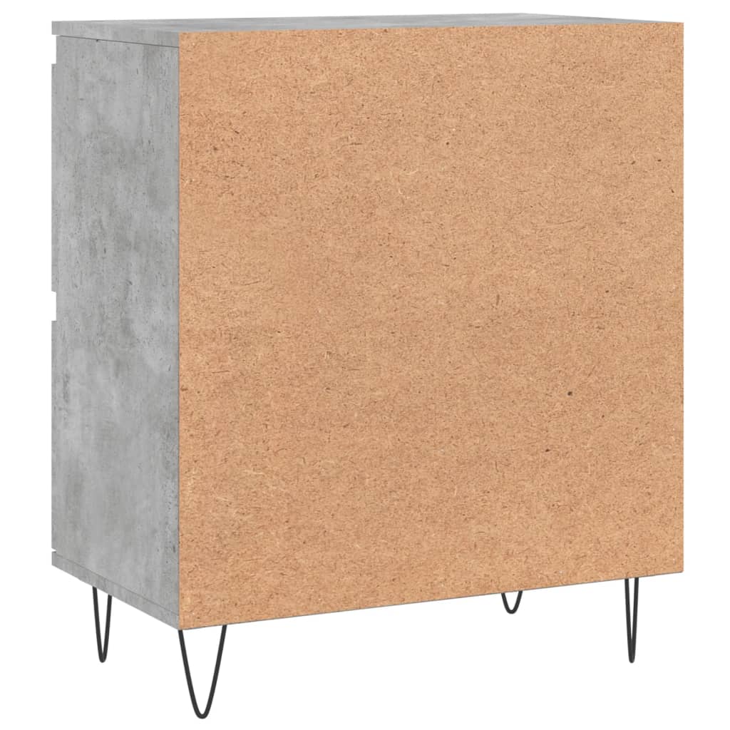 Skjenk betonggrå 60x35x70 cm konstruert tre