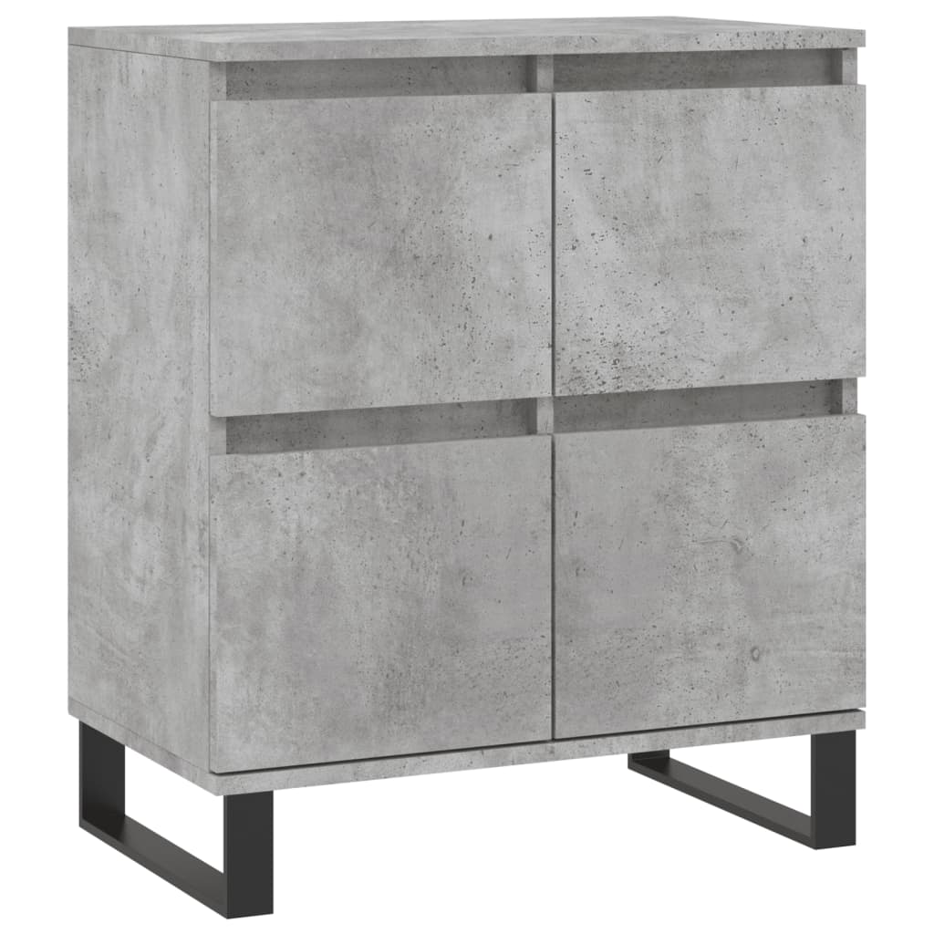 Kommode Betonggrå 60x35x70 cm