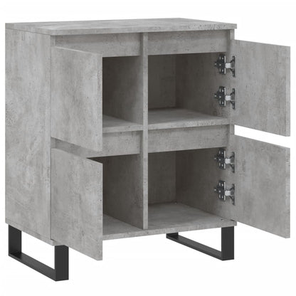 Kommode Betonggrå 60x35x70 cm