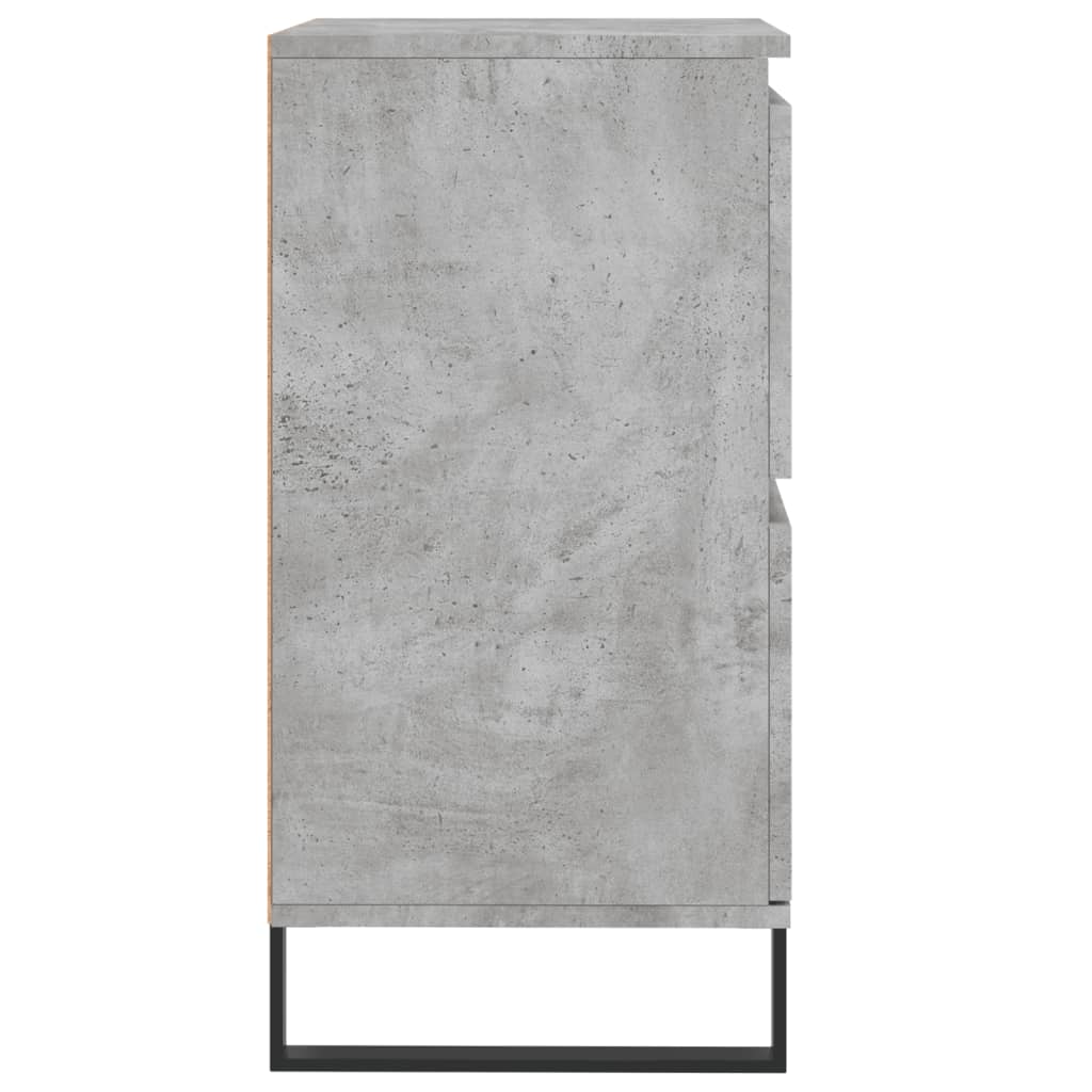 Kommode Betonggrå 60x35x70 cm