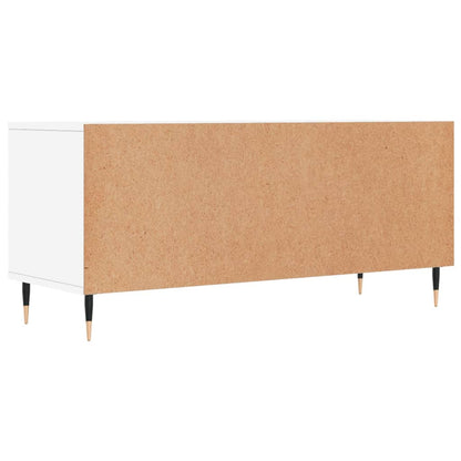 TV-Møbel Hvit TV-benk 100x34,5x44,5 cm