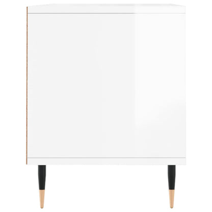 TV-Møbel Høyglans Hvit TV-benk 100x34,5x44,5 cm