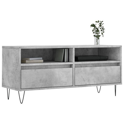 TV-Møbel Betonggrå Tv-benk 100x34,5x44,5 cm