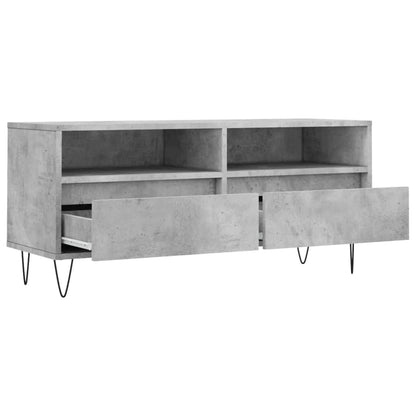 TV-Møbel Betonggrå Tv-benk 100x34,5x44,5 cm