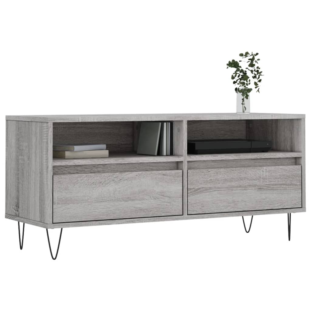 TV-Møbel Sonoma Grå TV-benk 100x34,5x44,5 cm