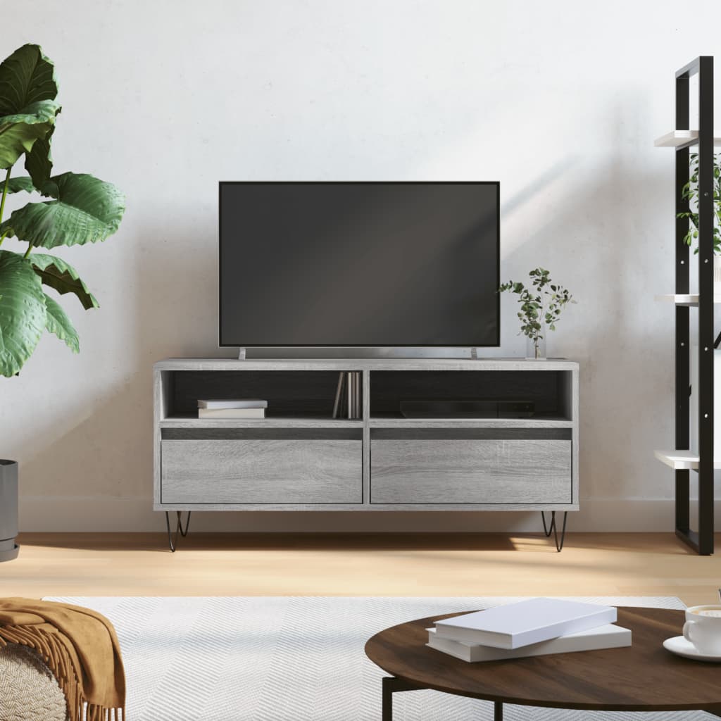 TV-Møbel Sonoma Grå TV-benk 100x34,5x44,5 cm