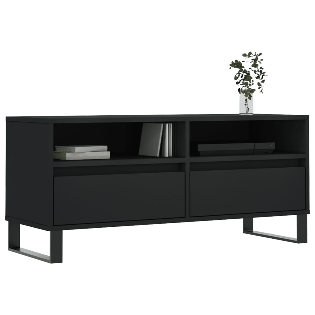 TV-Møbel Svart 100x34,5x44,5 cm