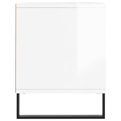 TV-Møbel Høyglans Hvit TV-benk 100x34,5x44,5 cm