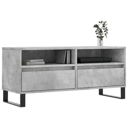 TV-Møbel Betonggrå TV-benk 100x34,5x44,5 cm