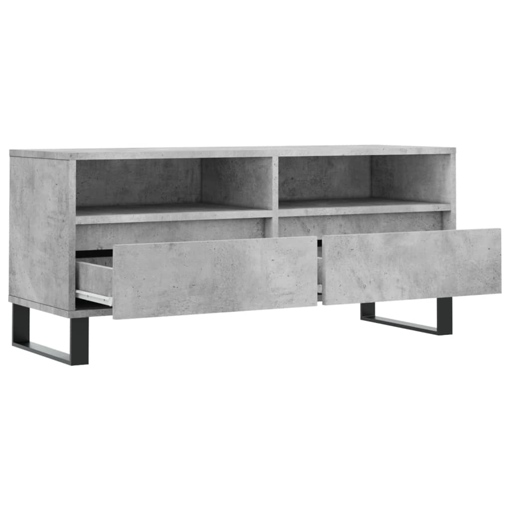 TV-Møbel Betonggrå TV-benk 100x34,5x44,5 cm