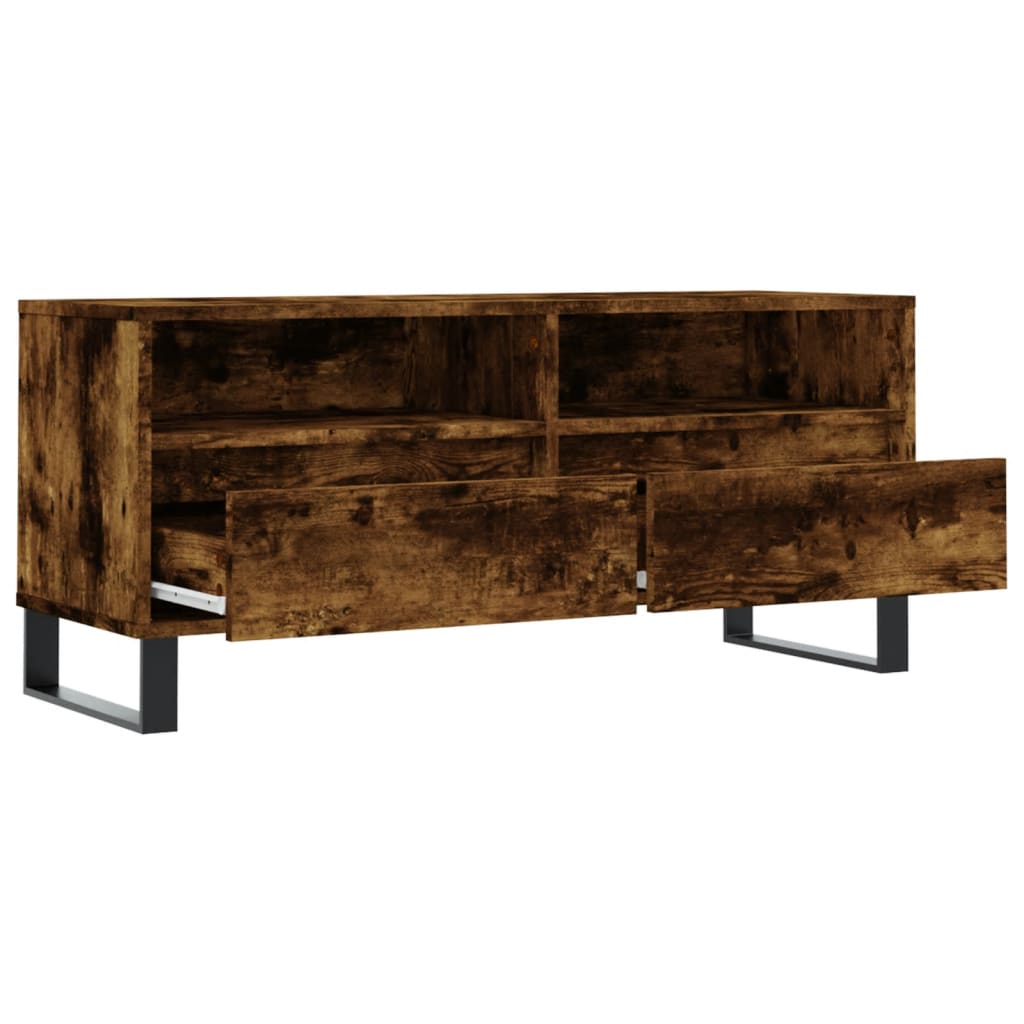TV-Møbel Røkt Eik TV-benk 100x34,5x44,5 cm