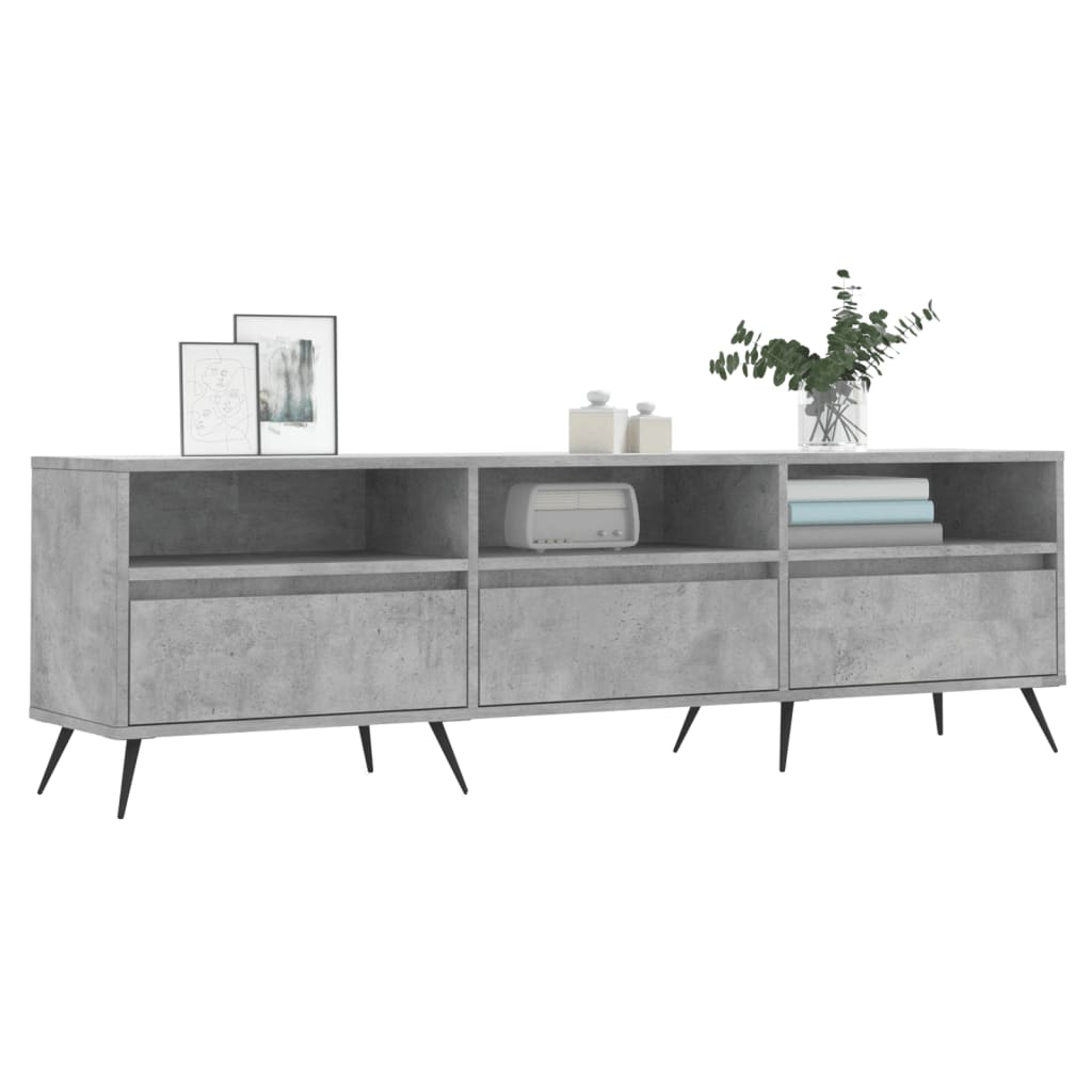 TV-Møbel Betonggrå TV-benk 150x30x44,5 cm