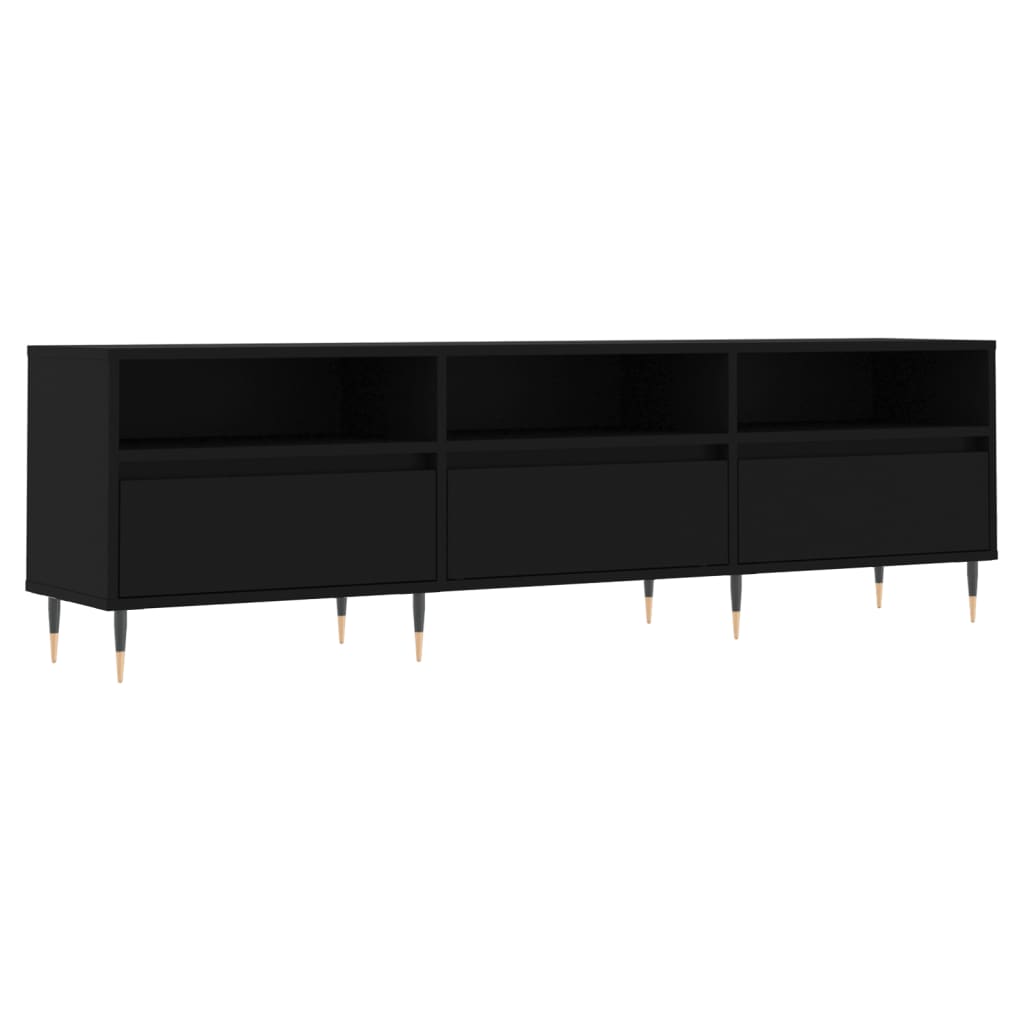 TV-Møbel Svart TV-benk 150x30x44,5 cm
