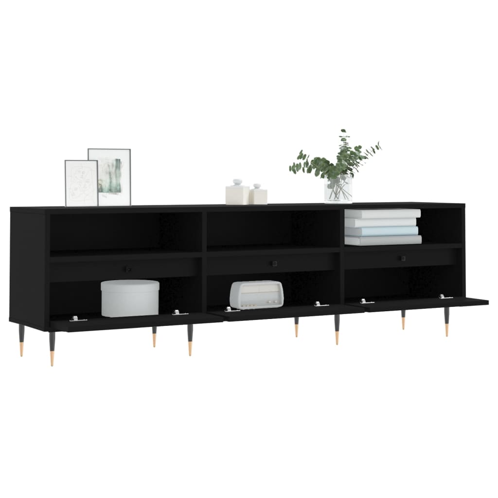 TV-Møbel Svart TV-benk 150x30x44,5 cm