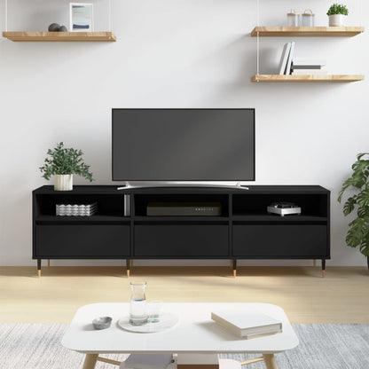 TV-Møbel Svart TV-benk 150x30x44,5 cm