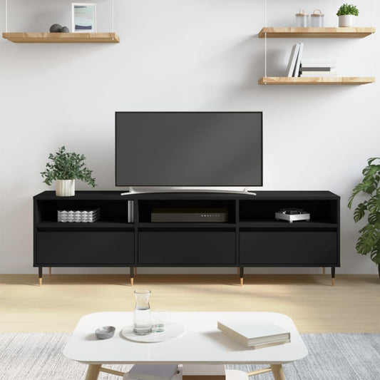 TV-Møbel Svart TV-benk 150x30x44,5 cm