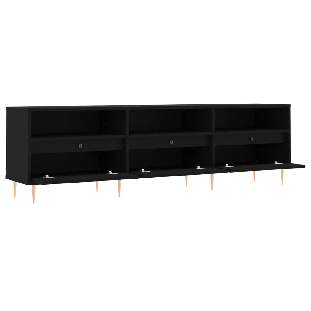 TV-Møbel Svart TV-benk 150x30x44,5 cm