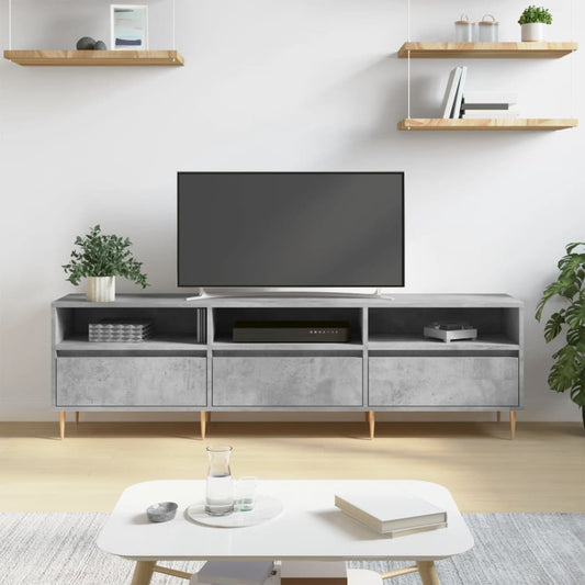 TV-Møbel Betonggrå TV-benk 150x30x44,5 cm
