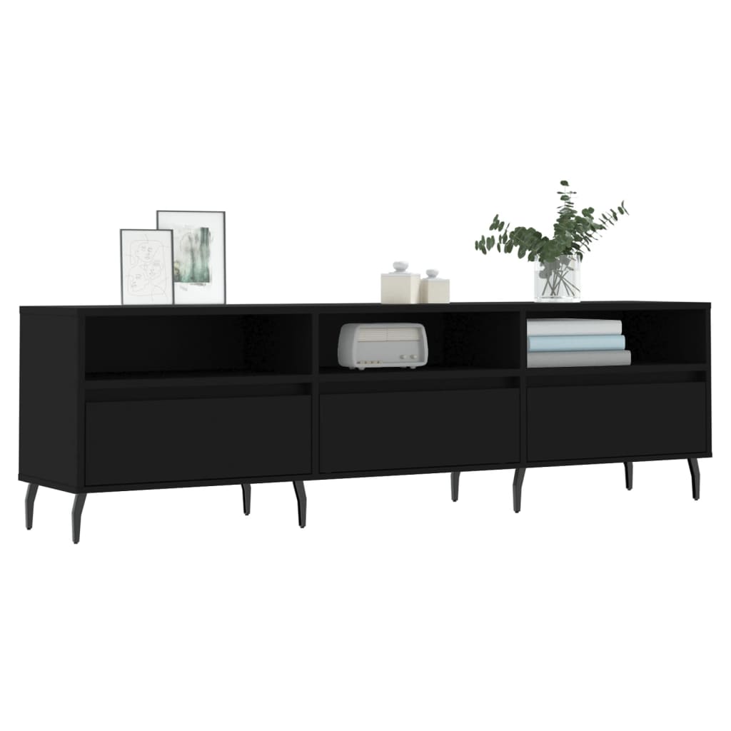 TV-Møbel Svart TV-benk 150x30x44,5 cm