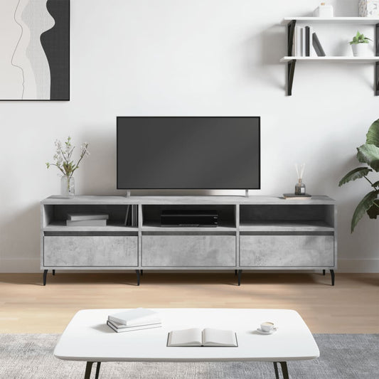 TV-Møbel Betonggrå TV-benk 150x30x44,5 cm