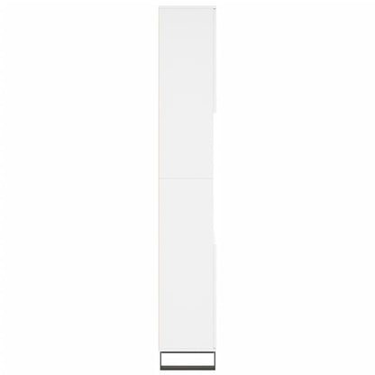 Baderomsskap Hvit 30x30x190 cm
