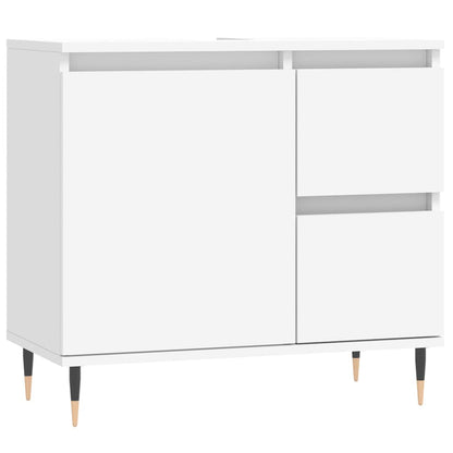 Baderomsskap Hvit 65x33x60 cm