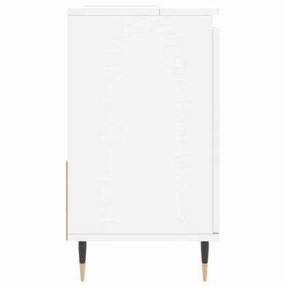 Baderomsskap Hvit 65x33x60 cm