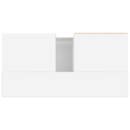 Baderomsskap Hvit 65x33x60 cm