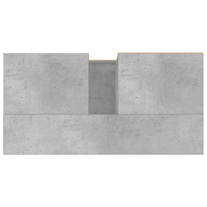 Baderomsskap Betonggrå 65x33x60 cm