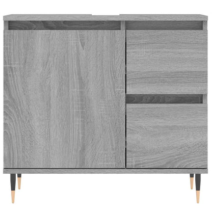 Baderomsskap Sonoma Grå Eik 65x33x60 cm