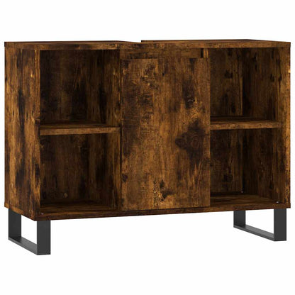 Baderomsskap Røkt Eik 80x33x60 cm